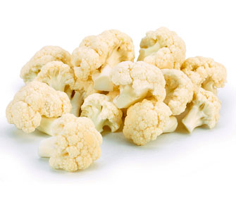 Coliflor en floretas - Fresh cauliflower in florets
