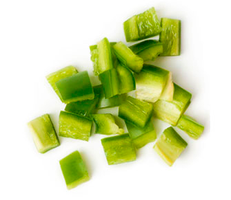 Pimiento-Verde-Dados-Diced-green-pepper