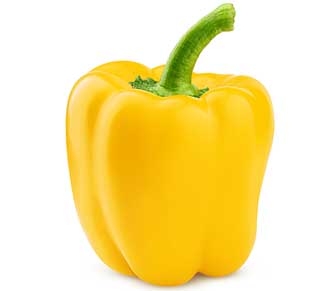 Whole yellow pepper